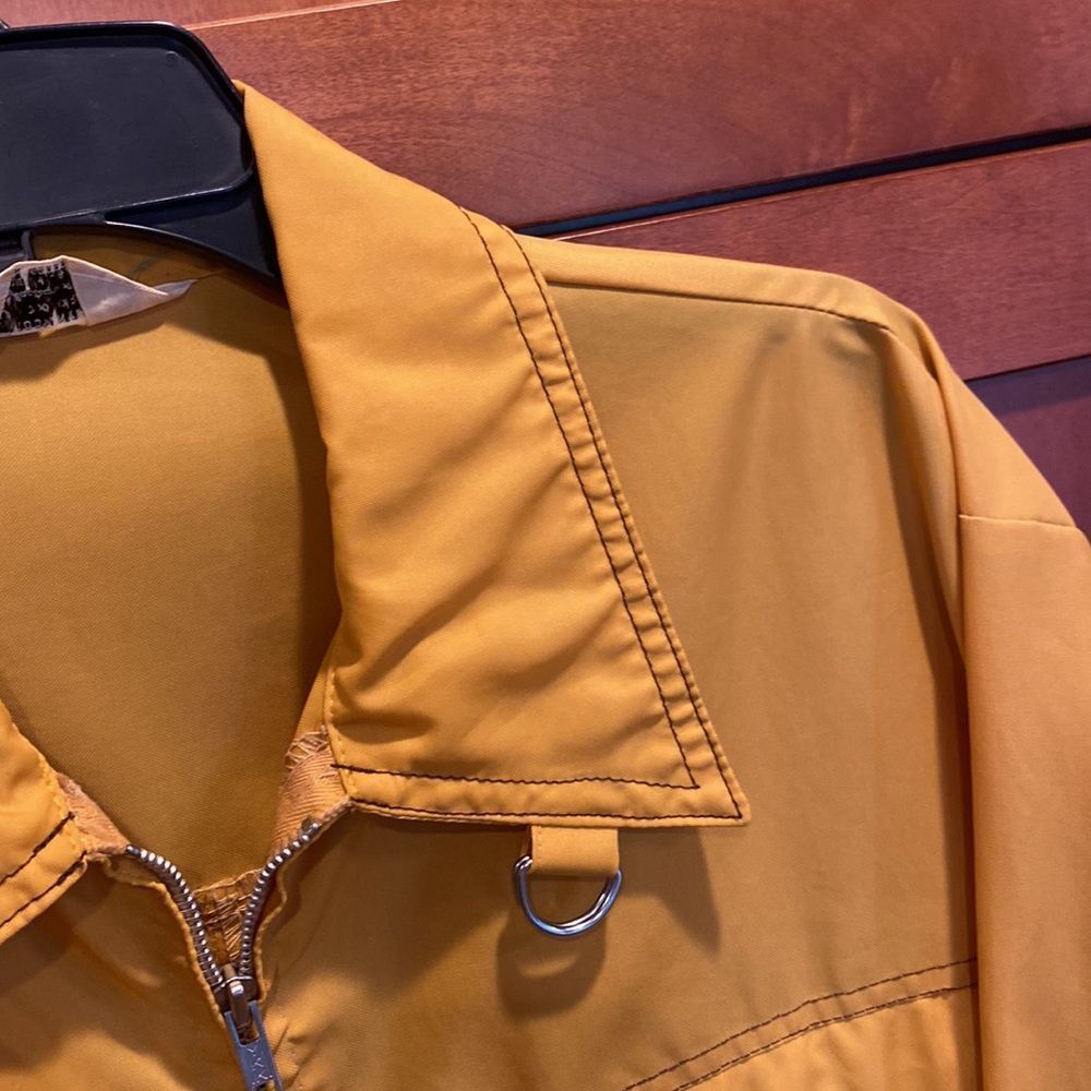 Vintage Mustard Yellow Jacket Kmart Windbreaker Gem